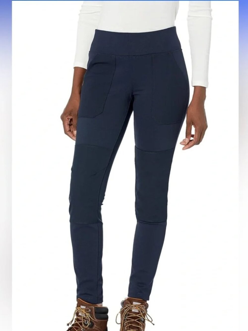 Carhartt Force Fitted Midweight Utility Navy Pants BN2482-W Women's Size S NWT